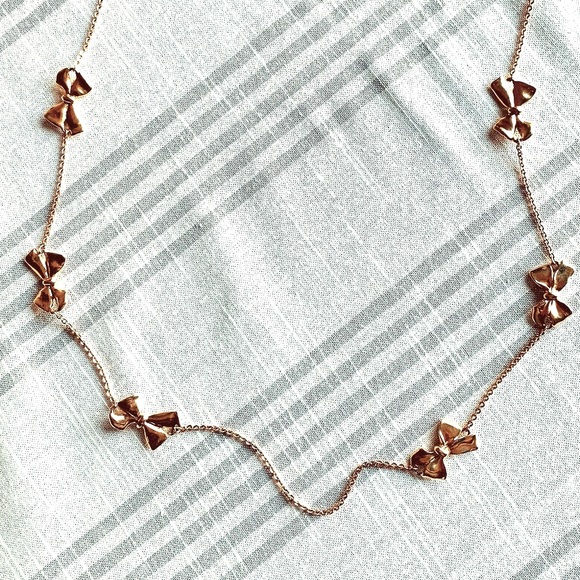 J. Crew Long Gold Bow Necklace - Picture 3 of 4